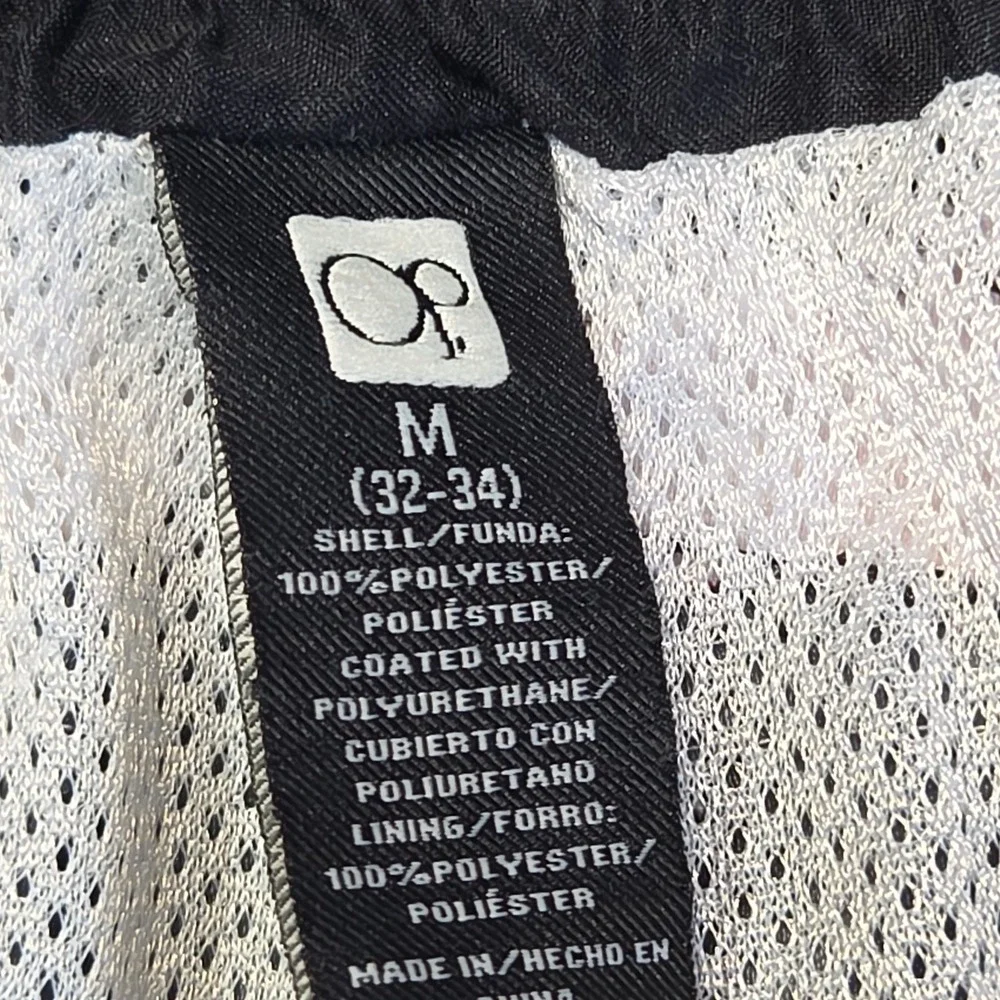 OP Ocean Pacific Mens Swim Trunks Board Shorts Medium 32-34 Grey Plaid Mesh Line